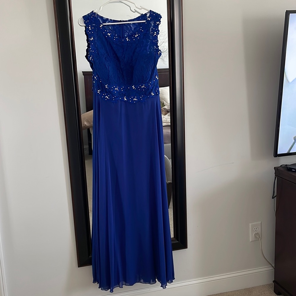 Royal Blue evening gown